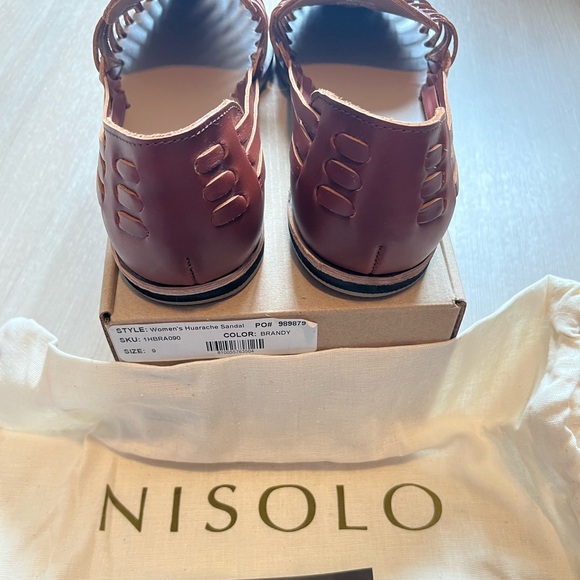 Nisolo Women's Leather Huarache Sandal - Picture 3 of 12